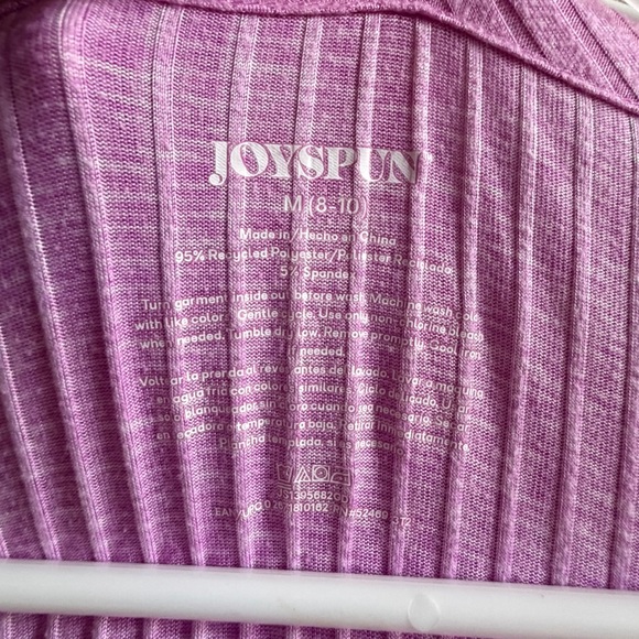 Joyspun Women’s Medium Pink Nightgown Dress Rubbed Henley Stretchy Soft - Picture 3 of 8